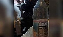 एक बोतल के साथ Gaktrizzys के घर का बना अश्लील वीडियो पर लेडी गग्स